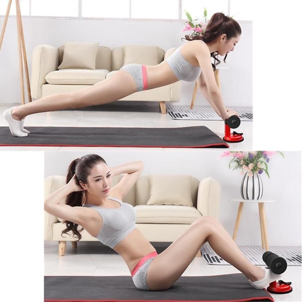 Adjustable Sit Up Bar with Suction Cup for Home Core Workout Training