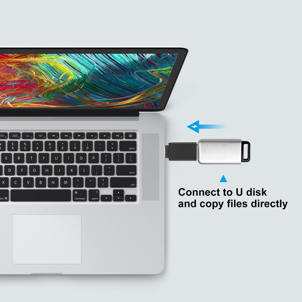 USB C OTG Adapter USB 30 Female Converter For Fast Data Transfer Charging 4