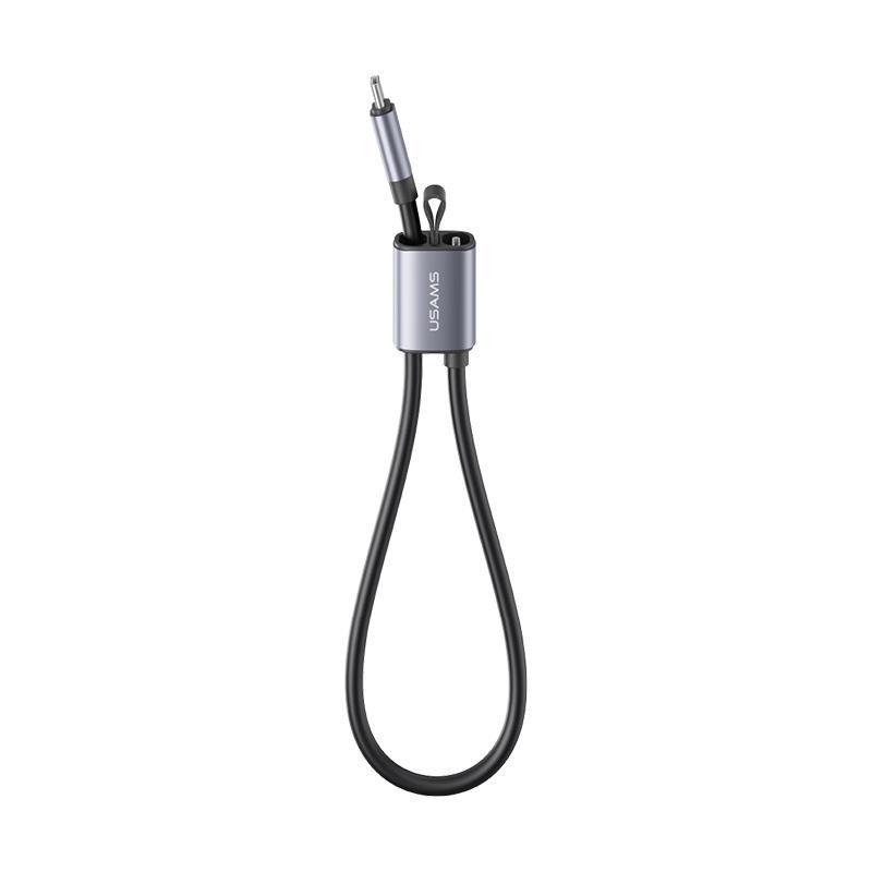 60W USB C Fast Charging Cable Short Silicone Type C Lanyard Cord 10