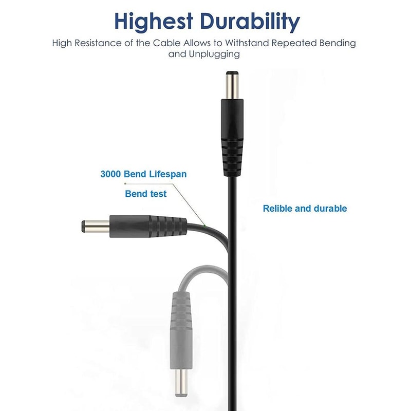 USB to DC Charging Cable for Phones & Small Electronics