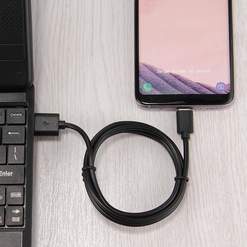 Fast Charge USB C Cable 1M Type C Charging Data Sync Cord For Android Devices 0