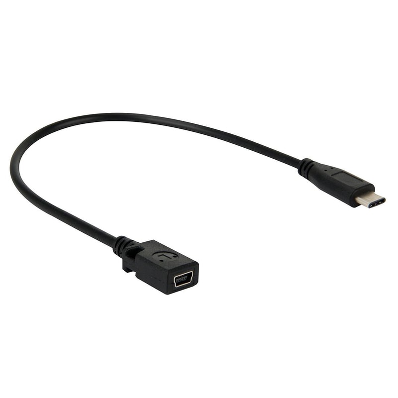 USB C To Mini USB Adapter Cable 30 Fast Data Transfer Converter 3