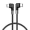 100W USB C Fast Charging Cable With Dual 90 Elbow Design For Gaming Data Transfer 5
