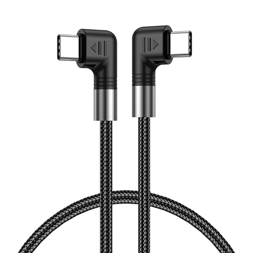 100W USB C Fast Charging Cable With Dual 90 Elbow Design For Gaming Data Transfer 2