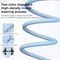20W USB C to USB C Cable Macaron Braided Fast Charging Cord for Phones, Tablets
