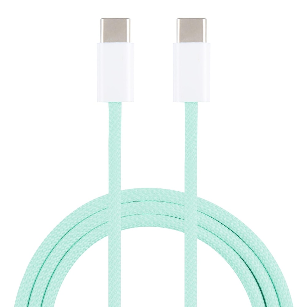 20W USB C to USB C Cable Macaron Braided Fast Charging Cord for Phones, Tablets
