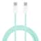 20W USB C to USB C Cable Macaron Braided Fast Charging Cord for Phones, Tablets