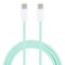 20W USB C to USB C Cable Macaron Braided Fast Charging Cord for Phones, Tablets