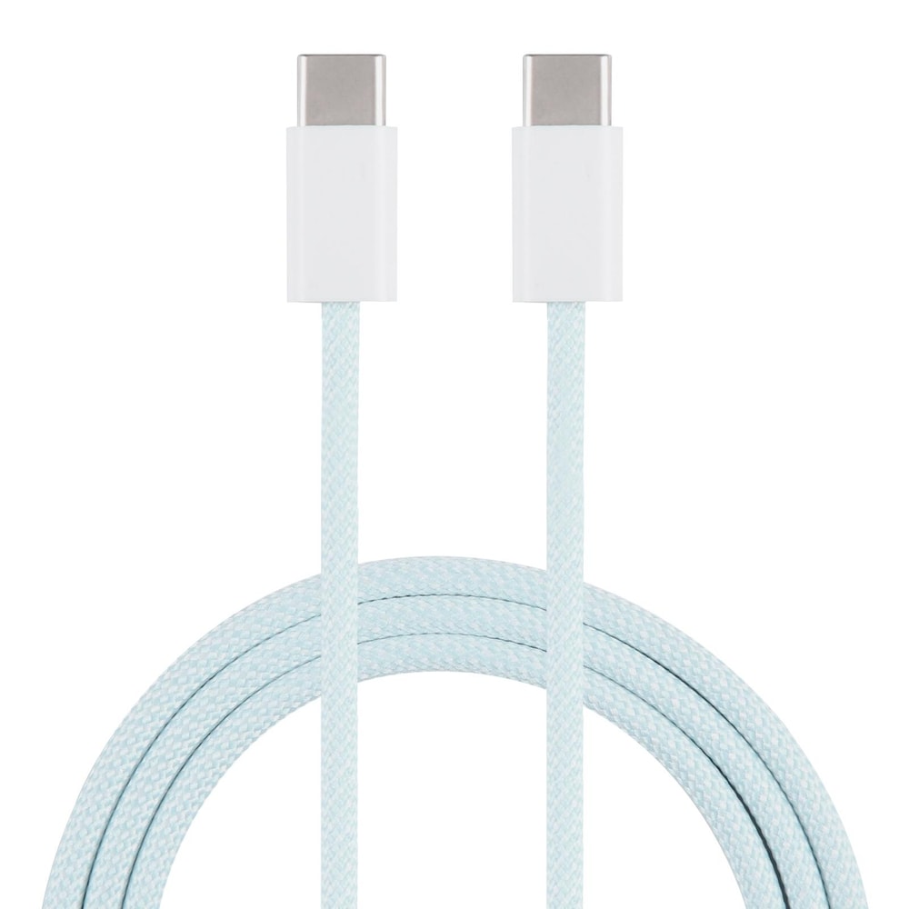 20W USB C to USB C Cable Macaron Braided Fast Charging Cord for Phones, Tablets