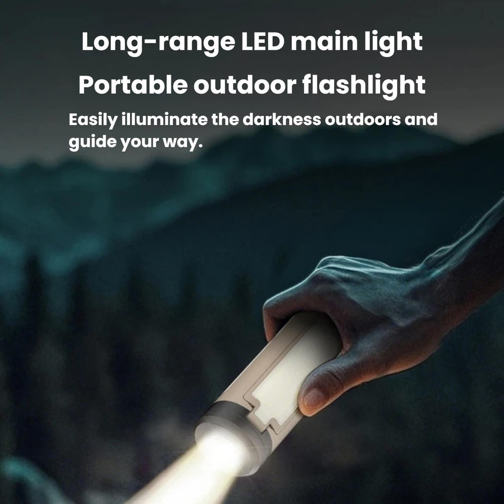 Foldable LED Camping Lantern With Hook And Type C Rechargeable Tent Light 2