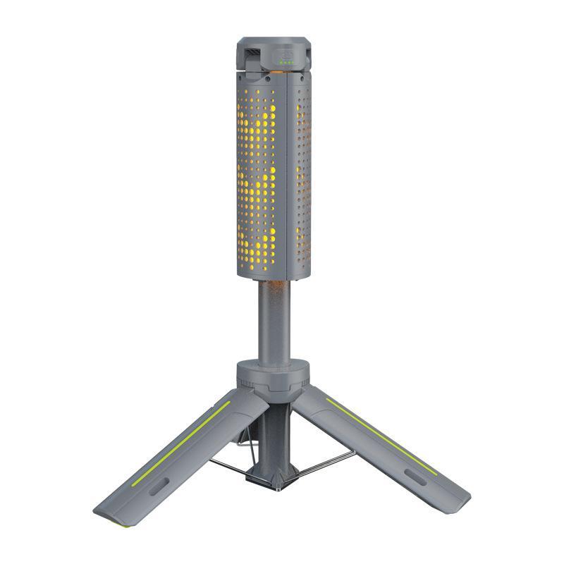 720 Rotating LED Camping Lantern With Foldable Tripod Light USB Rechargeable Power Bank 8