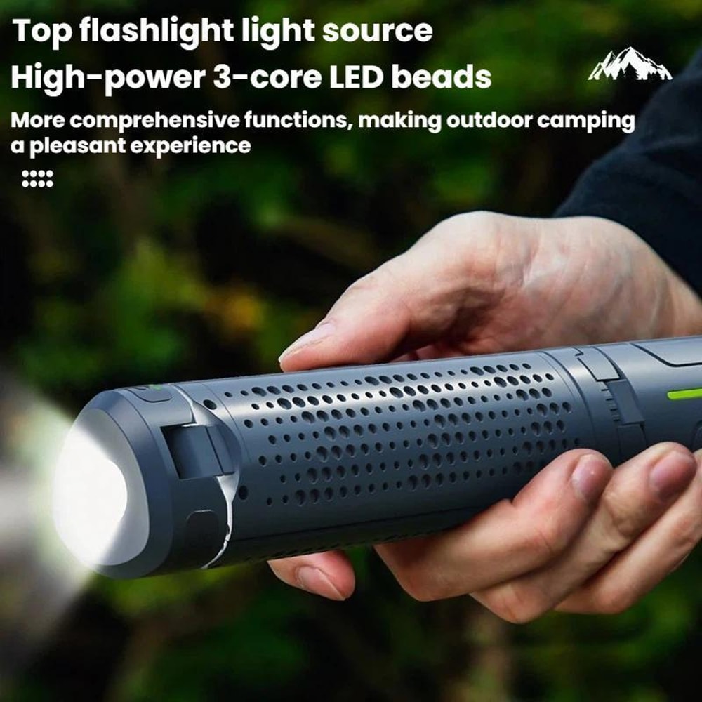 720 Rotating LED Camping Lantern With Foldable Tripod Light USB Rechargeable Power Bank 6
