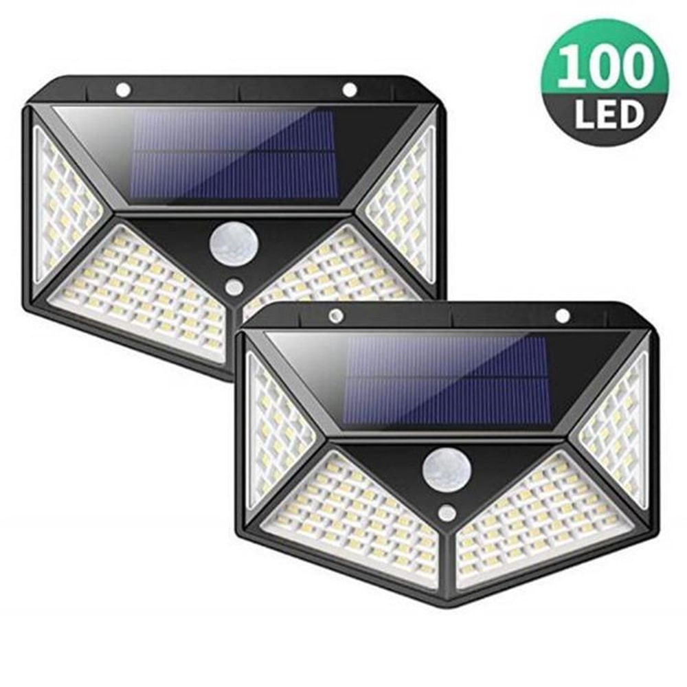 100 LED Solar Motion Sensor Light For Outdoor Wall Patio Garden And Balcony Security 1