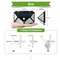 100 LED Solar Motion Sensor Light For Outdoor Wall Patio Garden And Balcony Security 6