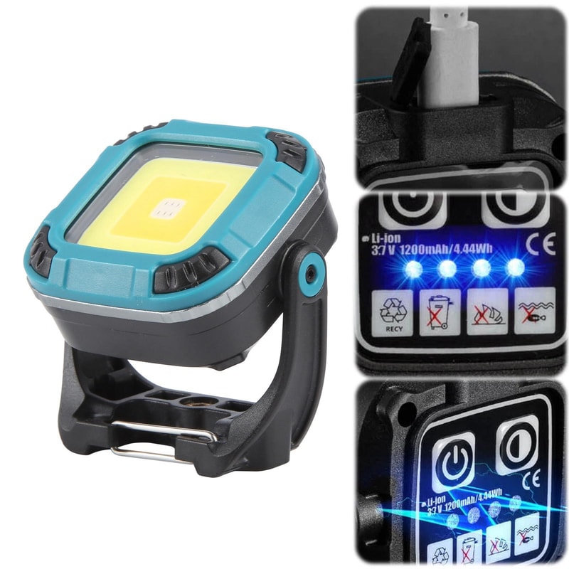 Rechargeable LED Tent Work Light With Magnetic Stand For Camping And Emergency Use 6