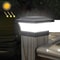 Solar LED Waterproof Outdoor Column Light For Garden Fence Patio And Courtyard Decor 3