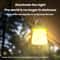 SMILING SHARK Rechargeable Camping Lantern LED Hanging Light For Tent Emergency Night Market Use 1