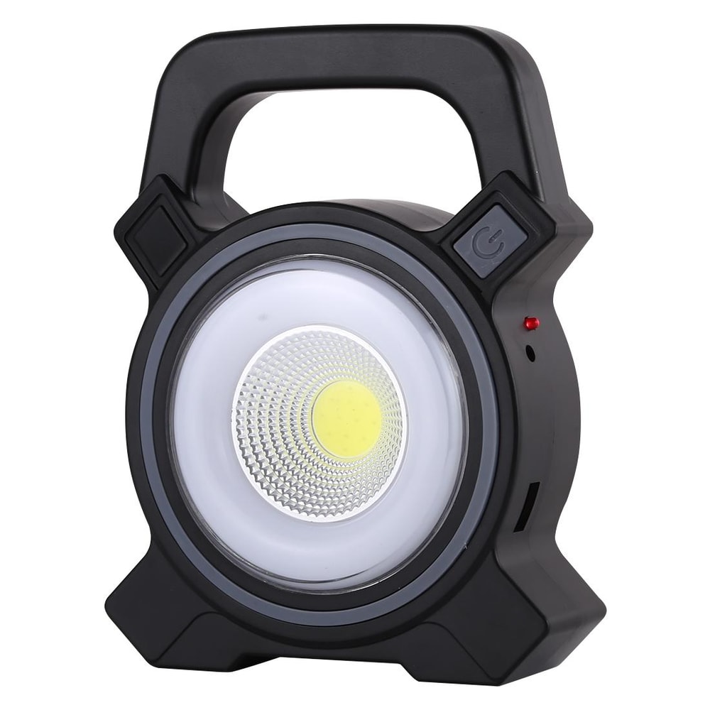 Solar Rechargeable COB LED Work Light Portable Camping Lamp With Power Bank 10