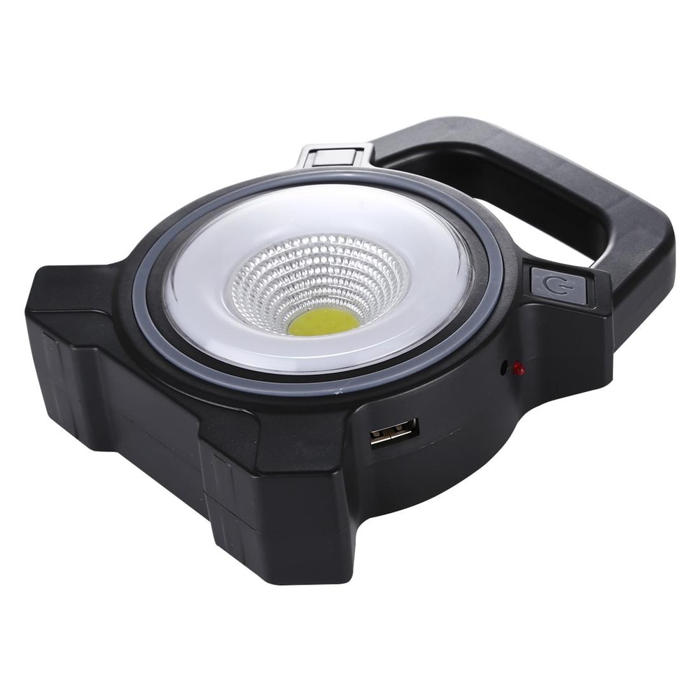 Solar Rechargeable COB LED Work Light Portable Camping Lamp With Power Bank 3