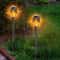 Solar Flame Pathway Lights 2 Pack Waterproof LED Garden Torch Lamps 0