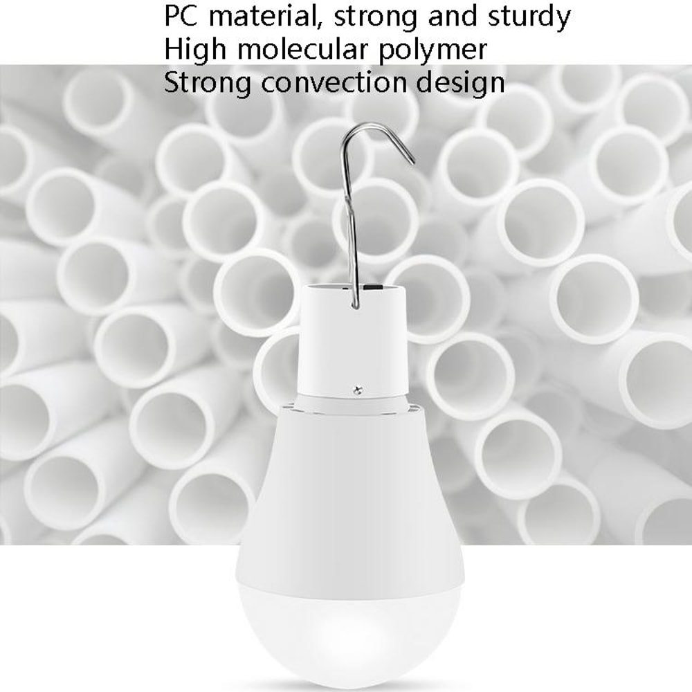 SolarGlow Portable Camping Light Bulb USB Rechargeable Outdoor Emergency Lamp 2