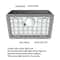 Solar Motion Sensor Wall Light With Dual Color LEDs IP65 Waterproof Outdoor Security Lamp 3