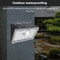 Solar Motion Sensor Wall Light With Dual Color LEDs IP65 Waterproof Outdoor Security Lamp 1