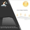 LumaGuard Solar Motion Sensor Wall Light with 36 LED Waterproof Outdoor Security Lighting