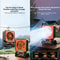 Solar Camping Fan Light With USB Charger And LCD Power Display 3
