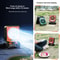 Solar Camping Fan Light With USB Charger And LCD Power Display 2
