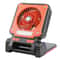 Solar Camping Fan Light with USB Charger and LCD Power Display