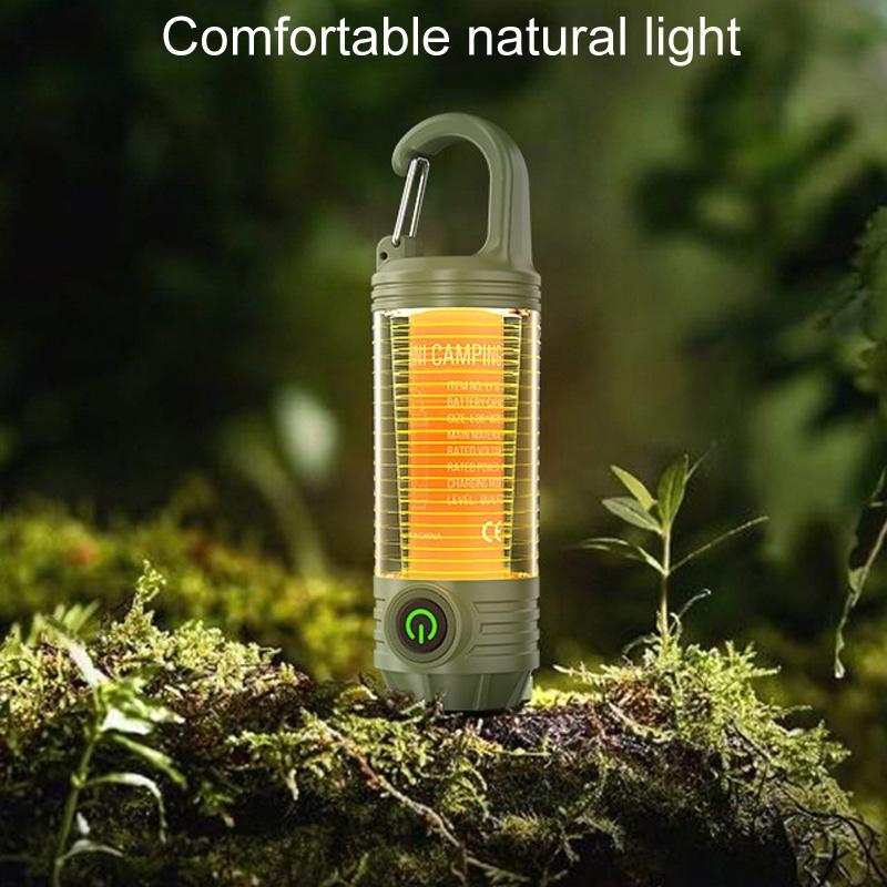 Rechargeable LED Camping Lantern Flashlight With Waterproof Portable Outdoor Light 4