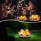 Solar Lotus Garden Light Waterproof LED Courtyard Lamp For Outdoor Patio Decor 5