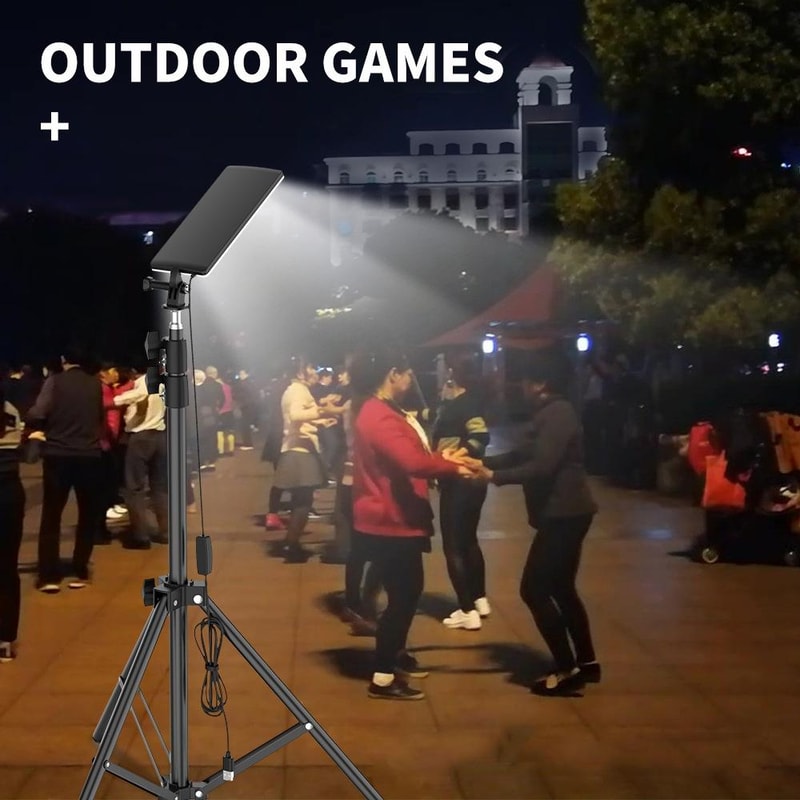 Portable Camping Light With Adjustable Tripod Stand USB Powered LED Work Lamp 1