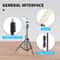 Portable Camping Light With Adjustable Tripod Stand USB Powered LED Work Lamp 6