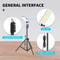 Portable Camping Light With Adjustable Tripod Stand USB Powered LED Work Lamp 6