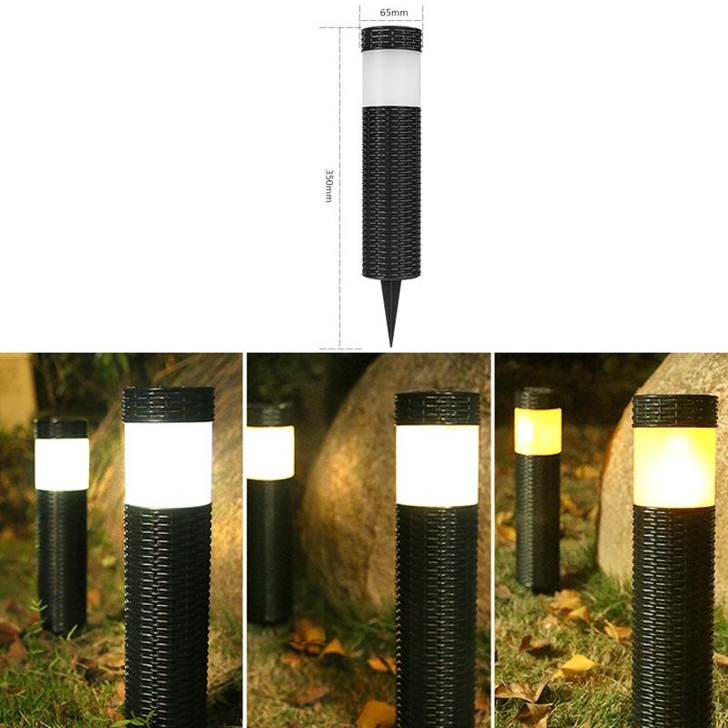 SolarGlow IP65 Solar LED Lawn Light Waterproof Outdoor Garden Pathway Lamp 2