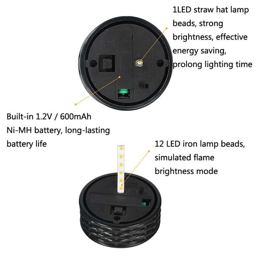 SolarGlow IP65 Solar LED Lawn Light Waterproof Outdoor Garden Pathway Lamp 6