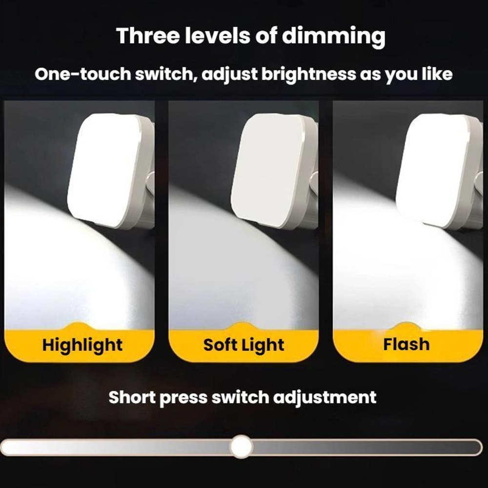 3 Level LED Camping Lantern Portable Tent Light With Type C Rechargeable Hook 10