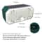 Solar Motion Sensor Wall Light With Dual Color LEDs IP65 Waterproof Protection 8