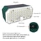 Solar Motion Sensor Wall Light With Dual Color LEDs IP65 Waterproof Protection 8