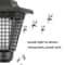Solar Mosquito Killer Garden Light Waterproof Outdoor UV Bug Zapper Lamp 3