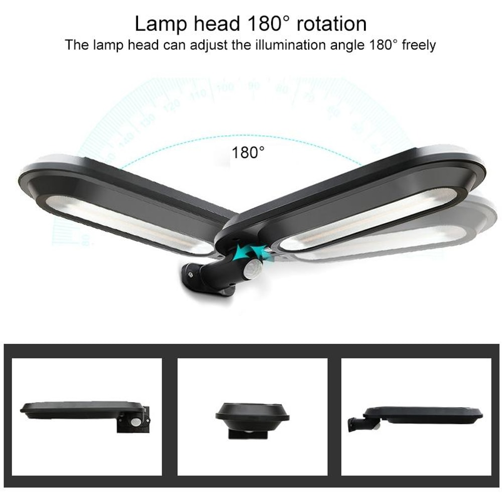Solar Motion Sensor Garden Light IP65 Waterproof 600LM Outdoor LED Security Lamp 7