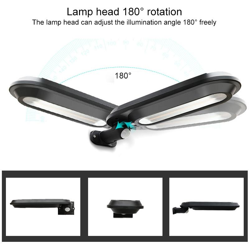 Solar Motion Sensor Garden Light IP65 Waterproof 600LM Outdoor LED Security Lamp 7