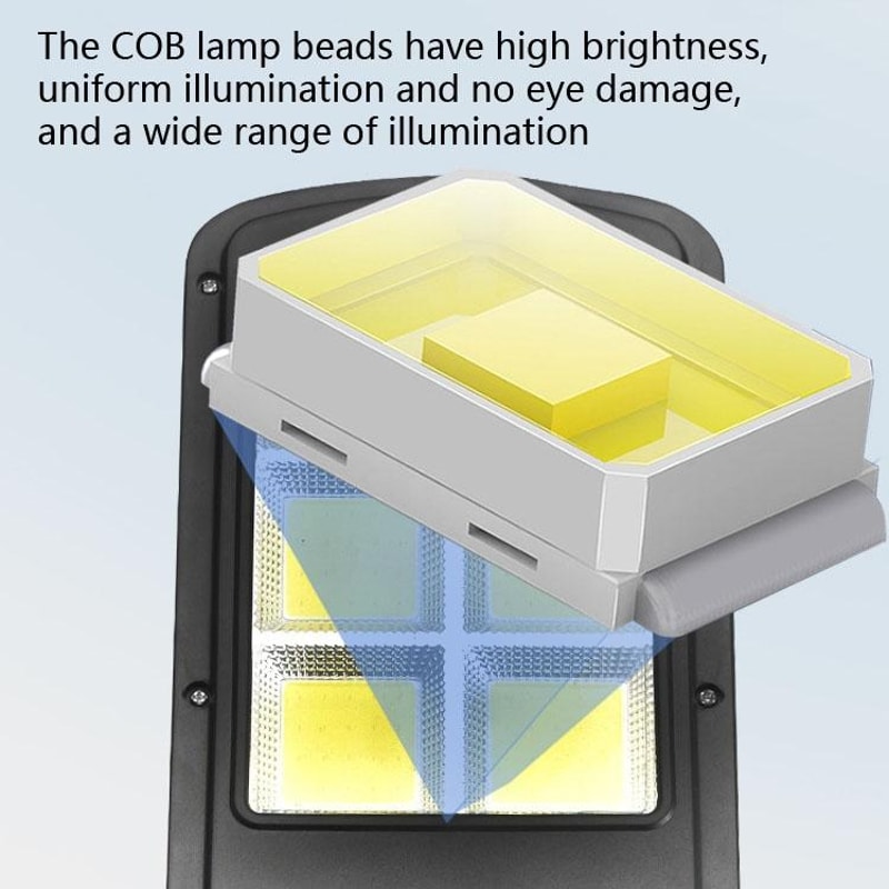 30W Solar Motion Sensor Street Light With Remote Control IP65 Waterproof Outdoor Lamp 1