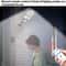 Solar Motion Sensor Wall Light With 196 LED Waterproof Outdoor Security Lamp 4