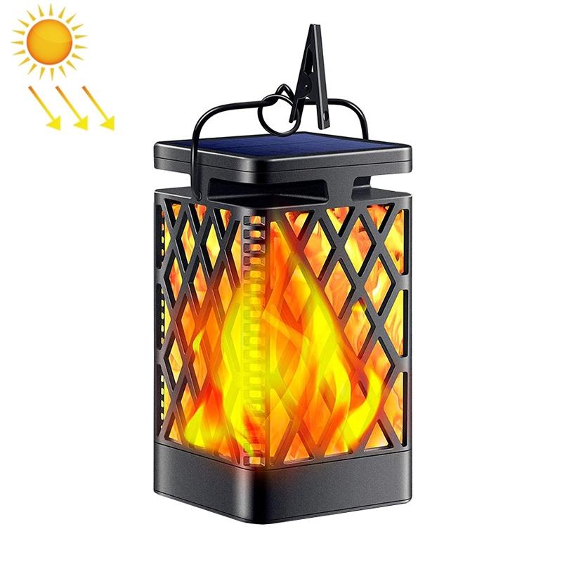 Solar Flame Garden Light Lantern IP65 Waterproof Outdoor Pathway Decor 5