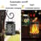 Solar Flame Garden Light Lantern IP65 Waterproof Outdoor Pathway Decor 3