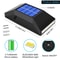 SolarGlow IP65 Waterproof Outdoor Wall Light With 6 LED Garden Step Lighting 1