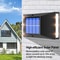 SolarGlow IP65 Waterproof Outdoor Wall Light With 6 LED Garden Step Lighting 4